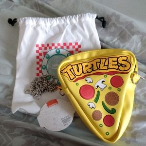 TMNT crossbody pizza purse